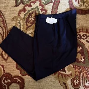 LIZ CLAIBORNE Women Size 20 LEMU Blue Style Pant Low Pleat StraightLeg $85 NEW